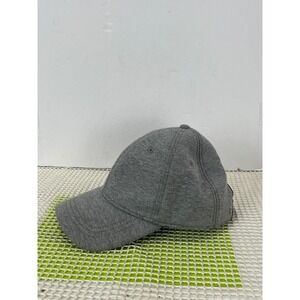 Lululemon Baller Hat Women's OS Heathered Gray Strap Pony Gym‎ EUC